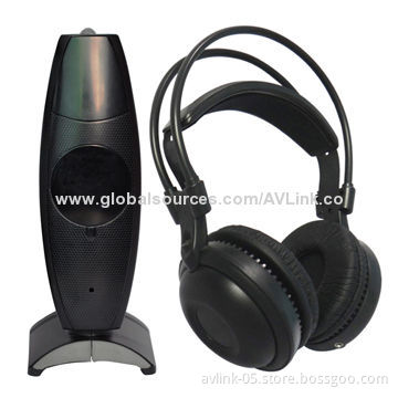 RF/UHF 863MHz Wireless Stereo Headphones for Silent Disco Parties/TVs/Computers with Transmitter